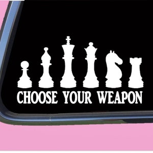Chess Sticker Choose TP 1390 vinyl Decal window vinyl set gift