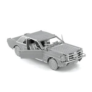 Vehicles Cars 1965 Ford Mustang Car Craft Metal Model Kit 3d Puzzle Gadget Fathers Valentines Day Gift idea Men Earth
