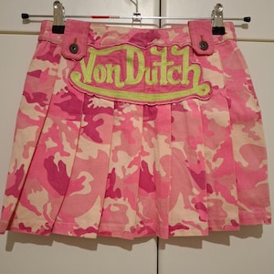 Von Dutch Skirt - Etsy