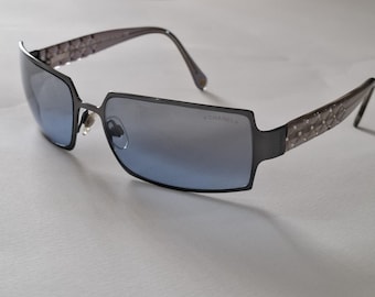 Blue Y2K Chanel Sunglasses - Etsy