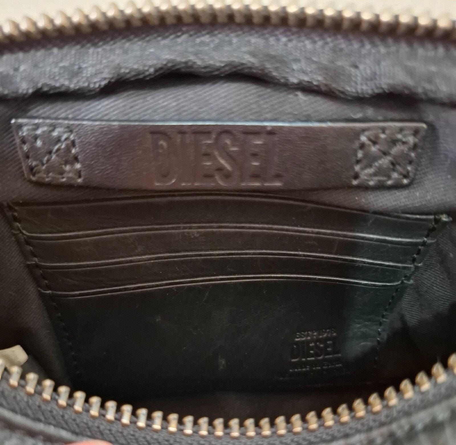 Vintage Y2K Diesel Black Leather Crossbody Bag With Studs - Etsy 