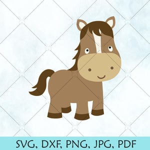 Cavalo bebê SVG / Cavalo SVG / Silhueta de cavalo bebê / Vetor de cavalo / Arquivos SVG de cavalo bebê / svg para arquivos Cricut / Silhueta