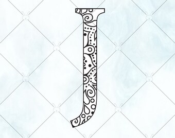 Download Mandala J Svg Etsy