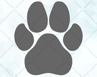 Paw SVG / Paw Print SVG / Puppy Paw SVG / Paw Print Silhouette / Paw Vector / files for Cricut, Brother and Silhouette