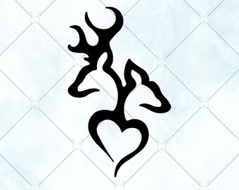 Buck And Doe Svg Etsy