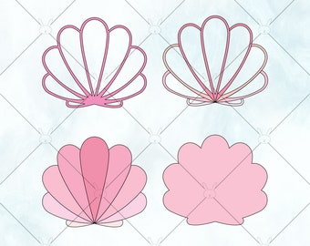 Seashells SVG / Shells  SVG / Sea Shells Vector / Beach Shells png / Cut File for Cricut Silhouette and Brother
