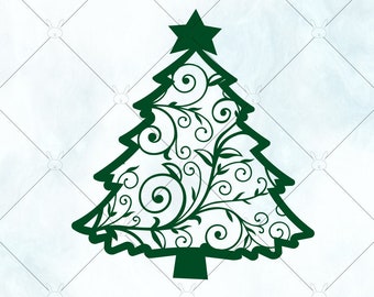 Download Free Grunge Christmas Tree Svg Christmas Tree Svg Cute Tree Svg Etsy SVG DXF Cut File