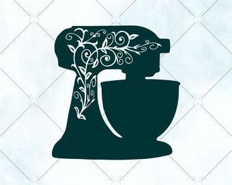 Stand Mixer Svg Etsy