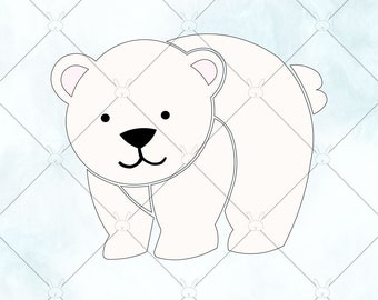 Download Polar Bear Svg Etsy