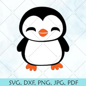 Penguin SVG / Baby Penguin SVG / Penguin Silhouette / Penguin Vector / Baby Penguin Svg / svg Files for Cricut and Brother