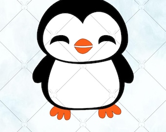 Penguin SVG / Baby Penguin SVG / Penguin Silhouette / Penguin Vector / Baby Penguin Svg / svg Files for Cricut and Brother