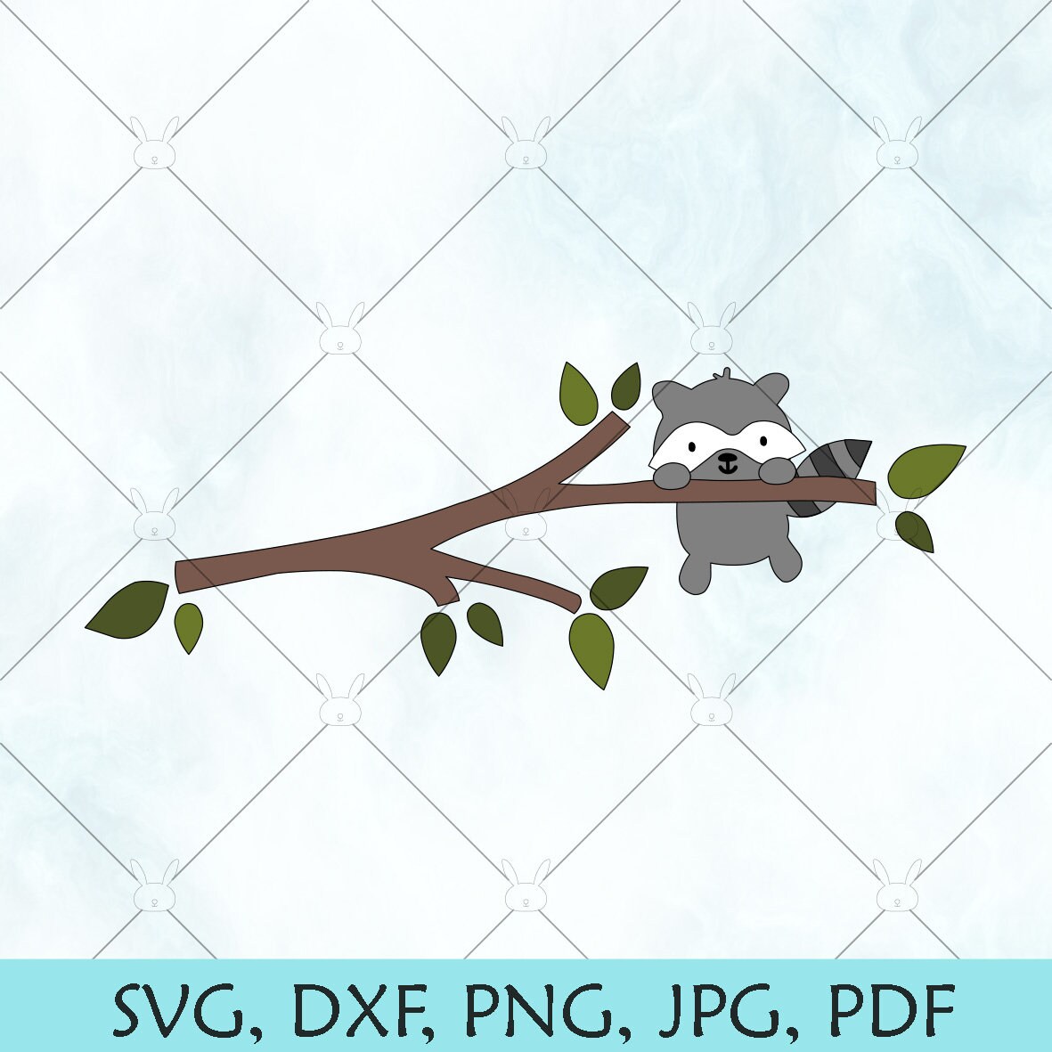 Download Baby Raccoon Svg Raccoon Svg Baby Raccoon Silhouette Etsy