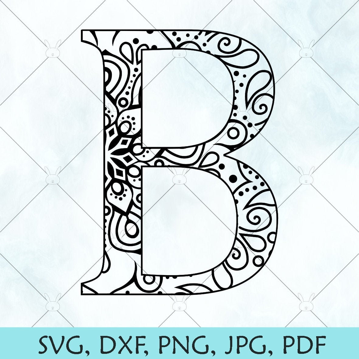 Free Free 282 Mandala Letters On Cricut SVG PNG EPS DXF File