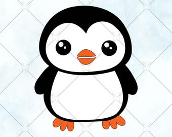 Penguin SVG / Baby Penguin SVG / Penguin Silhouette / Penguin Vector / Baby Penguin Svg / svg Files for Cricut and Brother