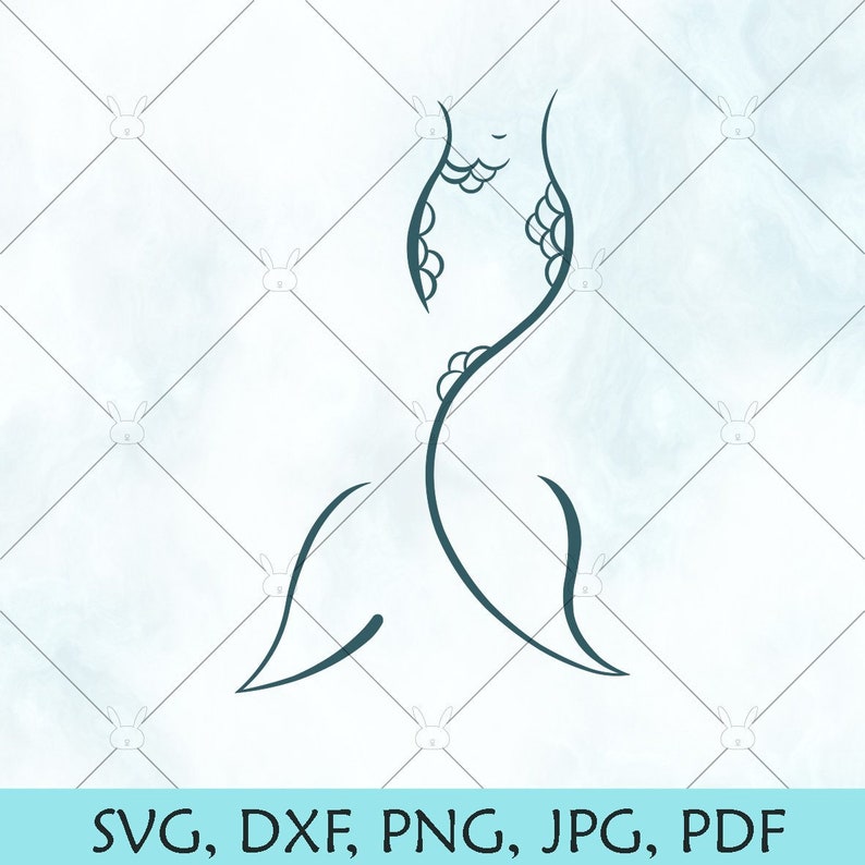Free Free 350 Mermaid Tail Outline Svg SVG PNG EPS DXF File