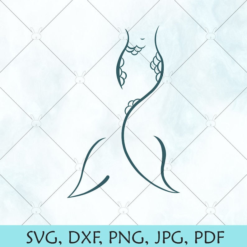 Free Free 350 Mermaid Tail Outline Svg SVG PNG EPS DXF File