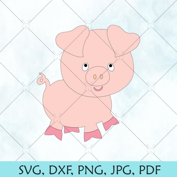 Download Baby Pig Svg Pig Svg Baby Pig Silhouette Pig Vector Etsy