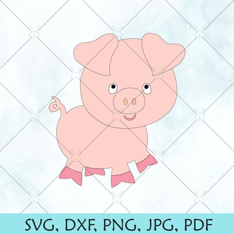 Download Baby Pig SVG / Pig SVG / Baby Pig Silhouette / Pig Vector ...