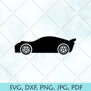 Race Car SVG / Car SVG / Race Car Silhouette / Car Vector / Toy car Svg / svg Files for Cricut / Silhouette Files