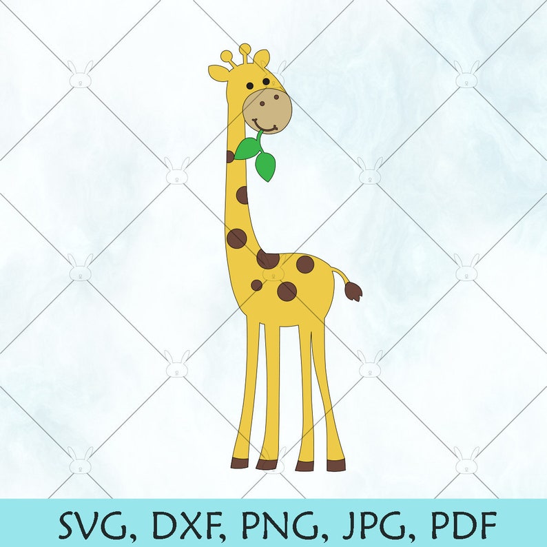 Download Giraffe SVG / Baby Giraffe SVG / Cute Giraffe Silhouette ...
