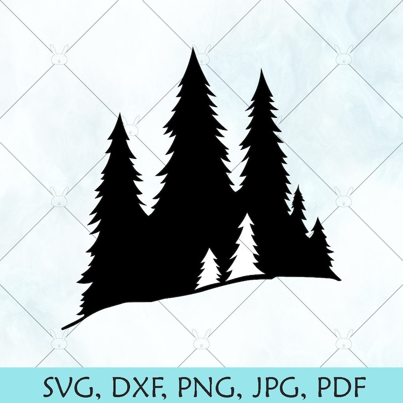 Download Tree Silhouette / Pine Tree Silhouette SVG / Pine Tree cut | Etsy