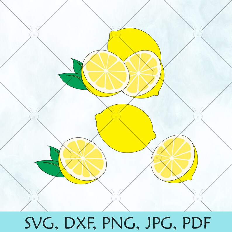 Lemon SVG / Sliced Lemon Silhouette / Lemon Vector / Lemons - Etsy