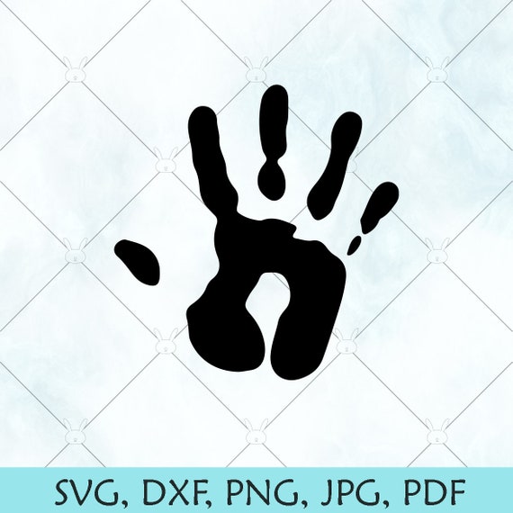 Download Hand Print Svg Dirty Hand Svg Kids Hand Svg Hand Print Etsy
