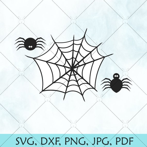 Spiders and Spider Web SVG Files for Silhouette Cameo and Cricut