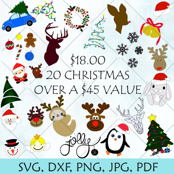 Download Sale All Christmas Files 18 Dollars Over A 45 Dollars Etsy PSD Mockup Templates