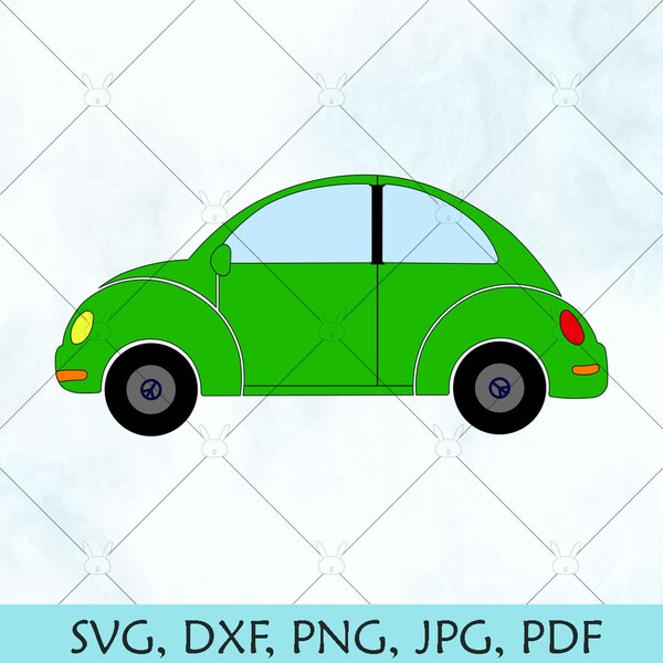 Vw Bug Vector - Etsy