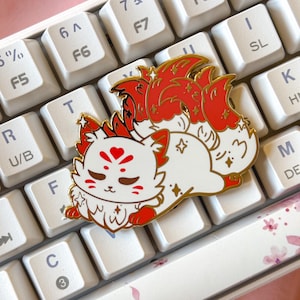 Kitsune Hard Enamel Pin