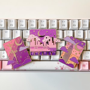 Pastel Cityscape Hard Enamel Pin