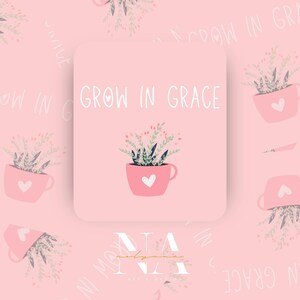 Crecer en gracia Pegatina