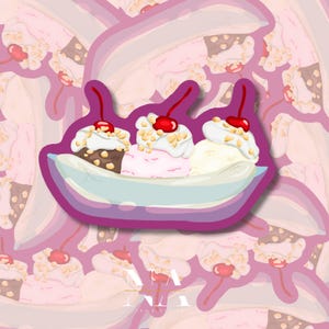 Eiscafe - Bananensplit