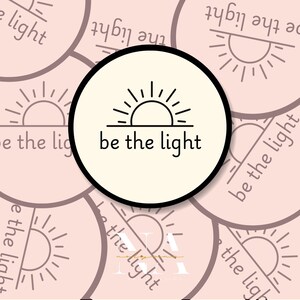 Be the Light Sticker