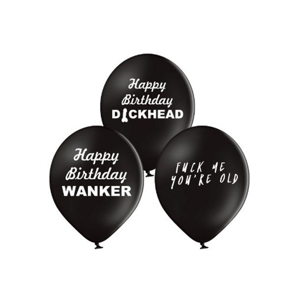 Happy Birthday Group Balloons  (Rude Birthday Balloons, Happy Birthday Decor, Happy Birthday Gift, Happy Birthday Decoration, Adult)