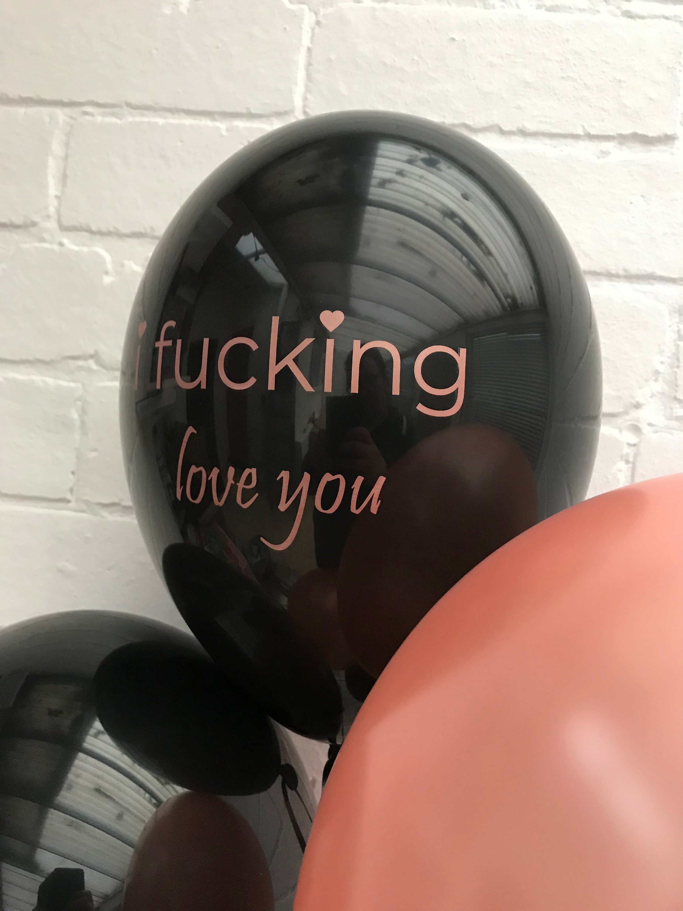 Rude Valentines Day Balloons Gift For Her Gift For Him | Etsy