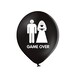 Game Over Marriage Balloons (Abusive, Rude, Funny, Banter, Adult, Stag Do, Party, Wedding, Hen Do, Engagement)