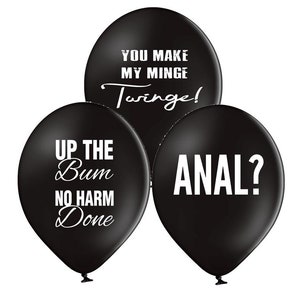 Rude Cheeky Relationship Balloons (Gift For Her, Gift For Him, Valentines Day Gift, Valentines Day Decor, Valentines Day Decoration)