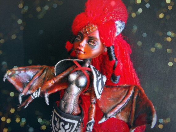 red monster high doll
