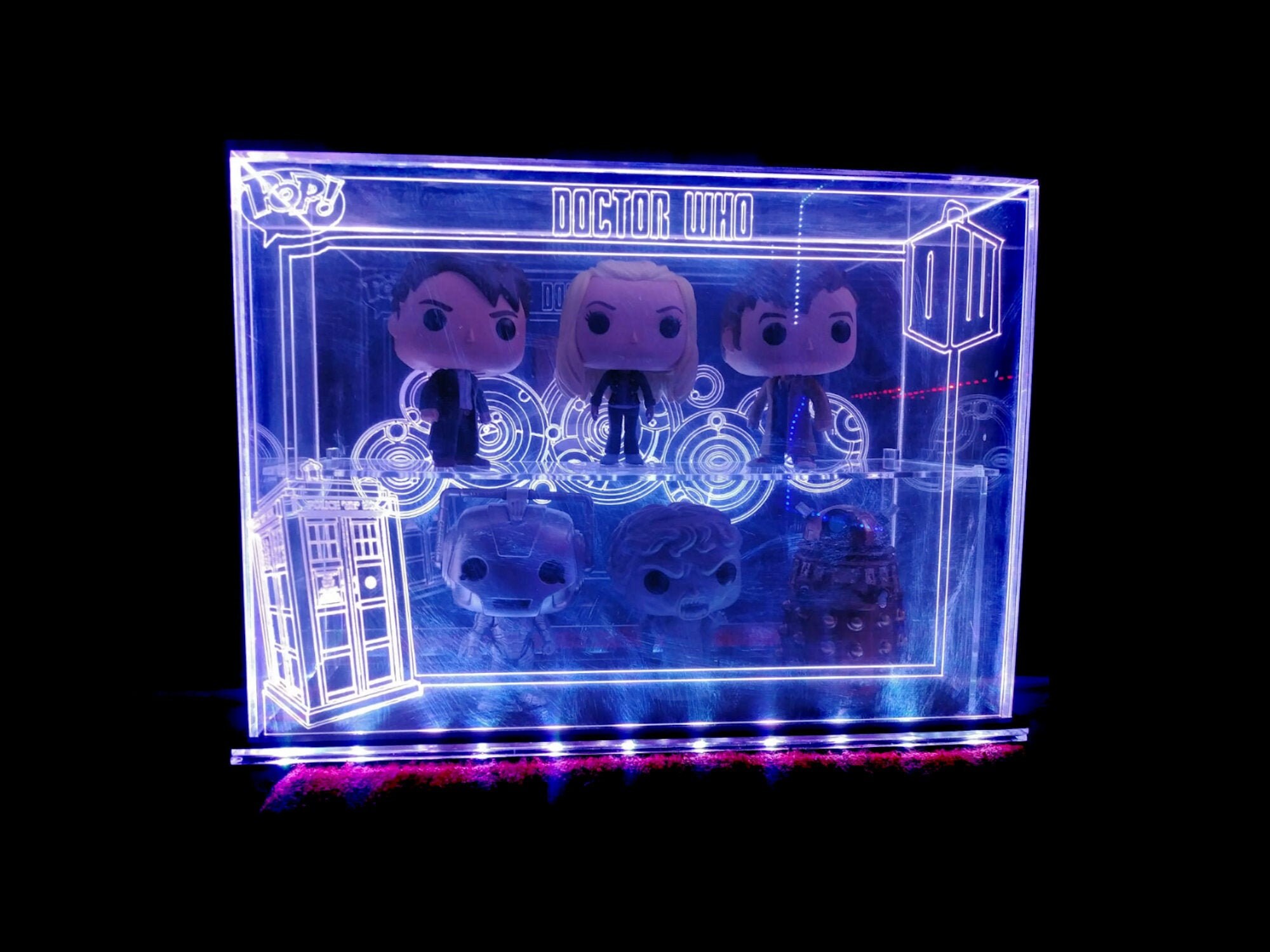 led funko pop case