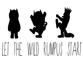 Where The Wild Things Are Svg Etsy