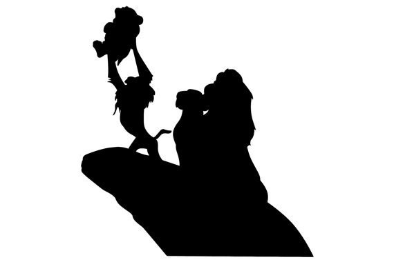 lion king silhouette