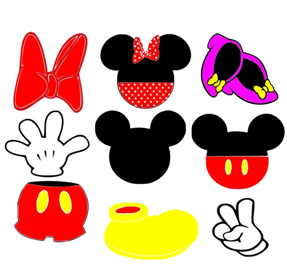 lankai 3 Pieza Orejas de Minnie Mouse, Diademas Mickey y Minnie