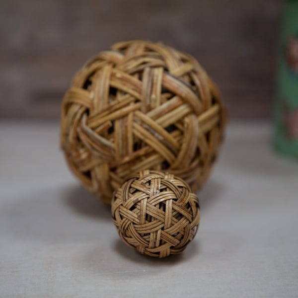 Rattan Balls Etsy