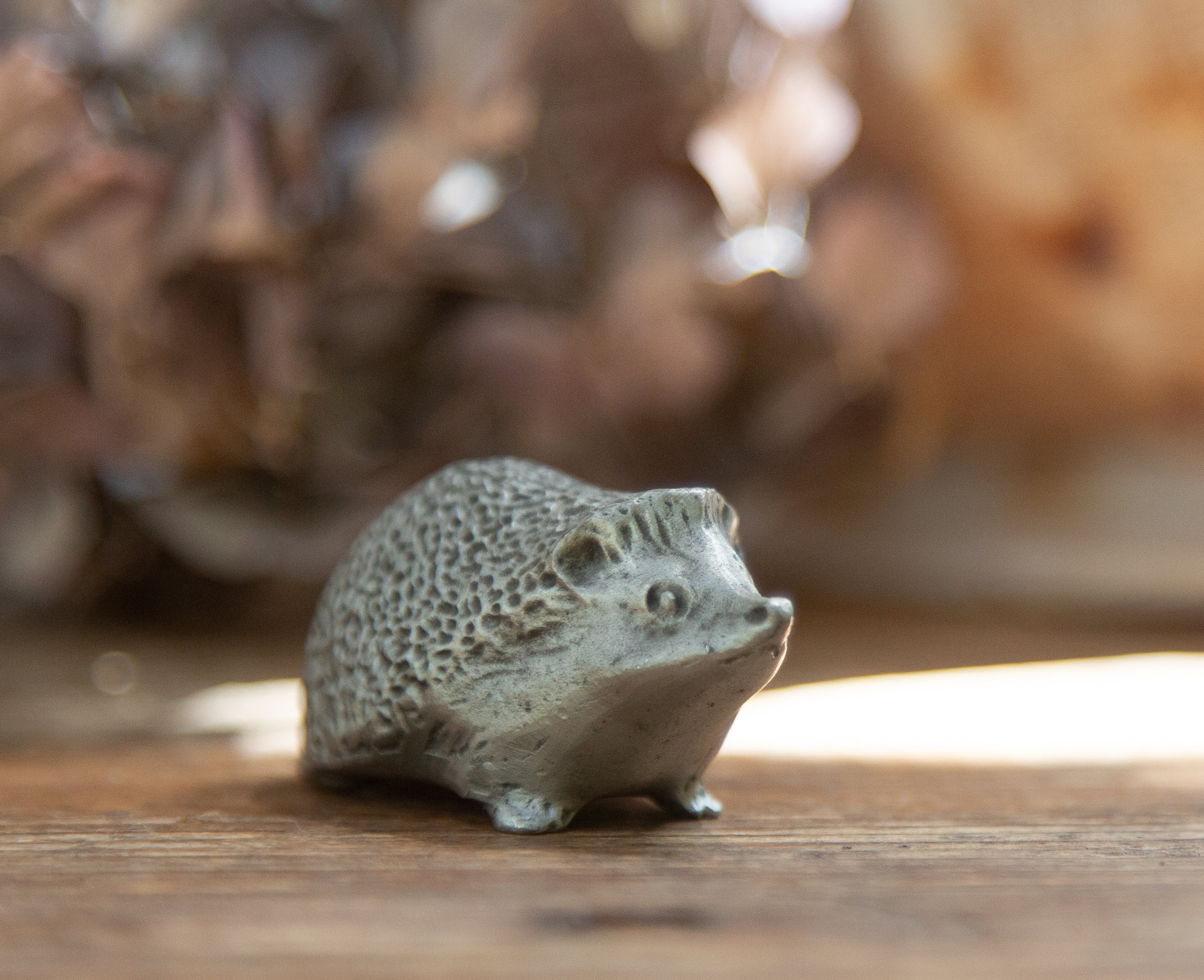 Selangor Pewter Model Hedgehog. 7761. Small Wild Animal. Silver