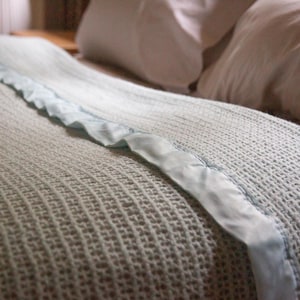 Wool Cellular Cellular Blanket Double Bed All Wool Cellular Lan