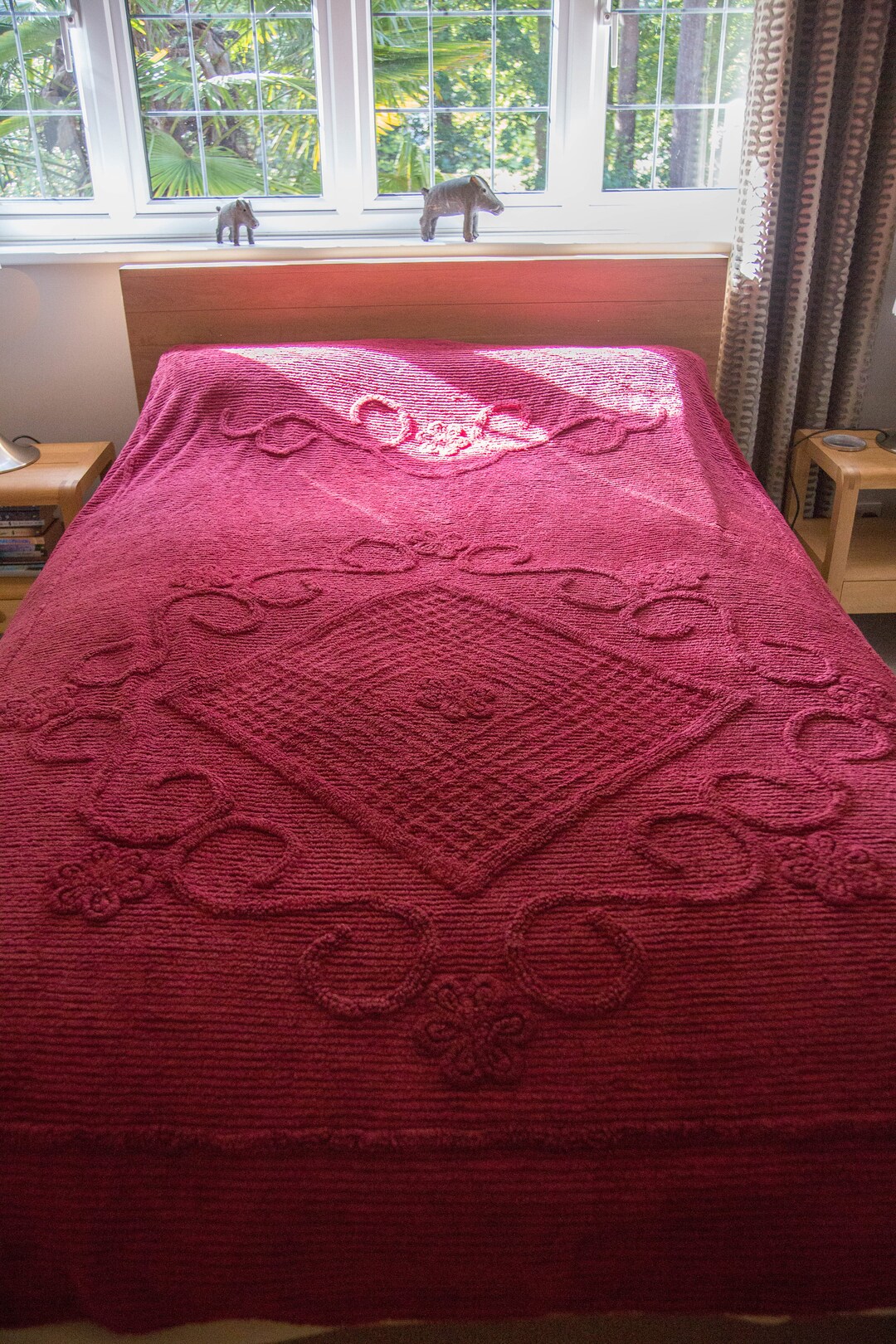 Vintage Candlewick Bed Cover. Counterpane. Bedspread. Throw. Etsy UK