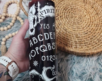 Cat Skellie Ouija Board 20 oz Tumbler