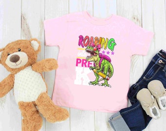 Back to School Girl Dino Shirt, Crush Pre K, Kindergarten, 1st,  2nd, 3rd, or 4th Grade